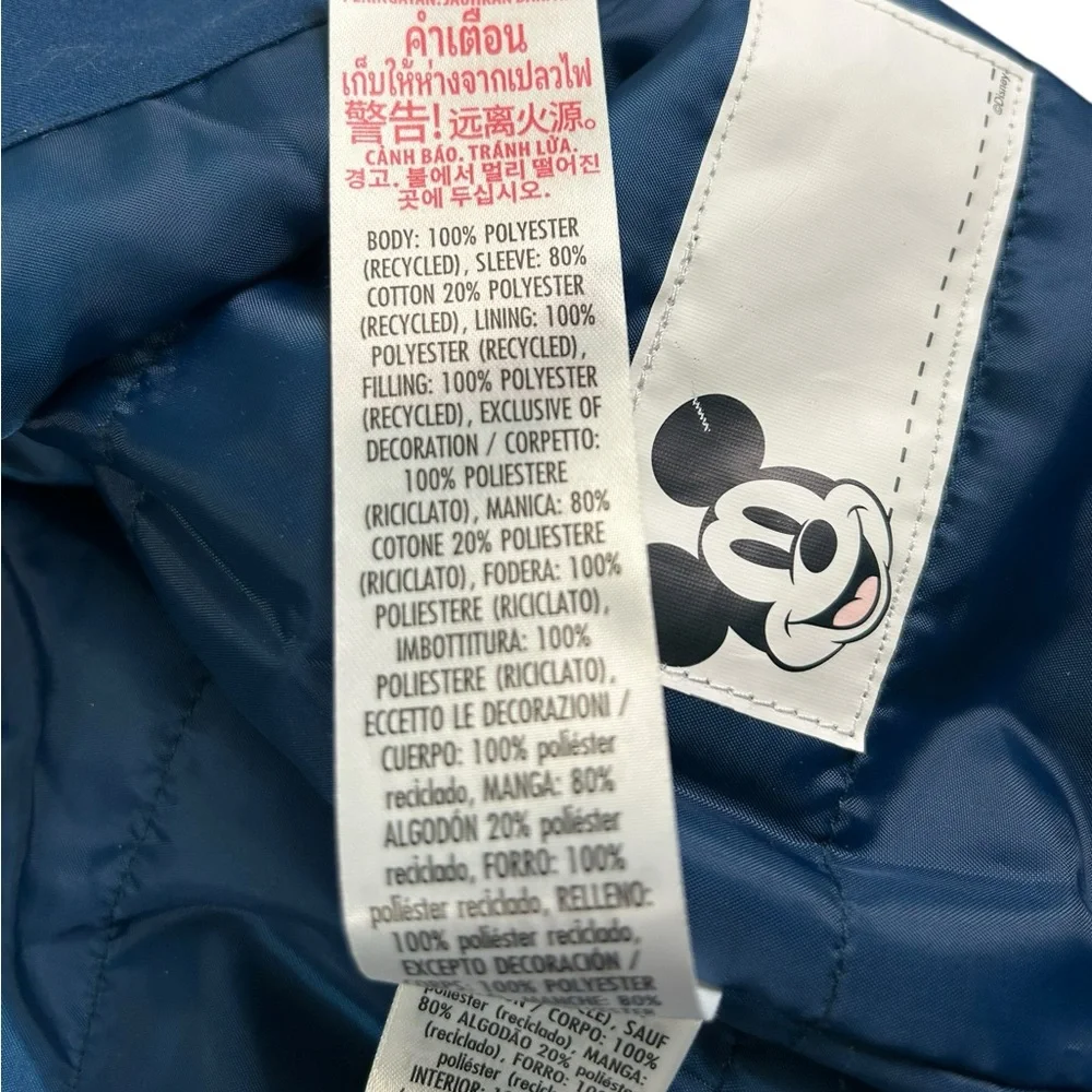 DISNEY STORE‎ NWT Mickey Mouse Varsity Bomber Jacket Kid Sz 4 Blue Chenille NEW